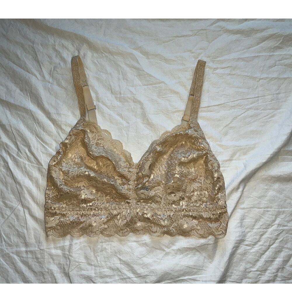 NWOT Cosabella Never Say Never 1301 Sweetie Bralette XLarge Nude